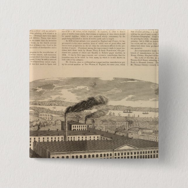 Bóton Quadrado 5.08cm Christy, Sheperd e Garrett (Frente)