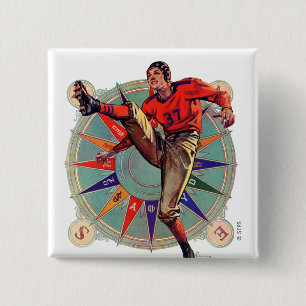 Bóton Quadrado 5.08cm Chute