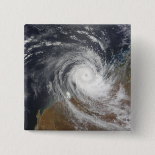 Bóton Quadrado 5.08cm Ciclone tropical Billy sobre Austrália 2