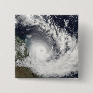 Bóton Quadrado 5.08cm Ciclone tropical Hamish sobre Austrália