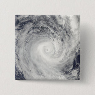 Bóton Quadrado 5.08cm Ciclone tropical Oli fora da costa de Tahiti