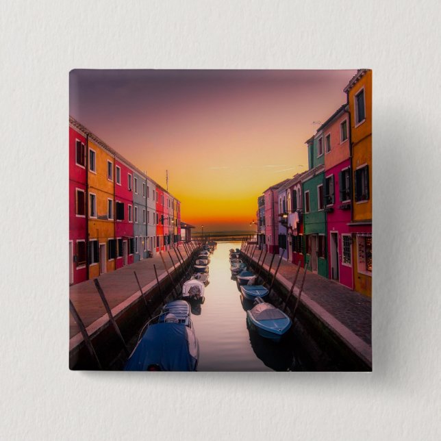 Bóton Quadrado 5.08cm Cidade (Frente)