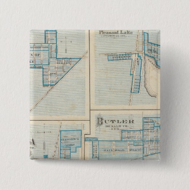 Bóton Quadrado 5.08cm Cidade de Angola com Fremont (Frente)