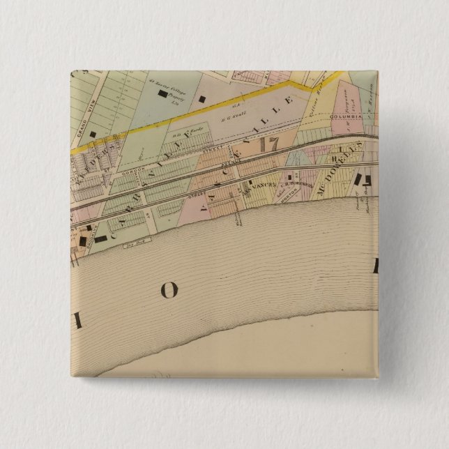 Bóton Quadrado 5.08cm Cincinnati, Ohio 7 (Frente)