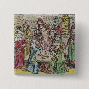 Bóton Quadrado 5.08cm Circuncisão