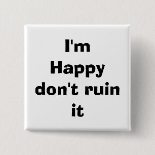 Bóton Quadrado 5.08cm citações