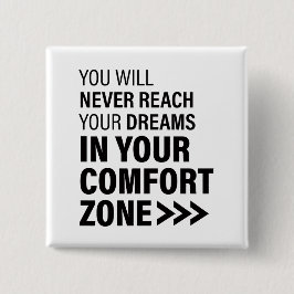 Bóton Quadrado 5.08cm Citações Famosas de Arte Motivacional Sonha