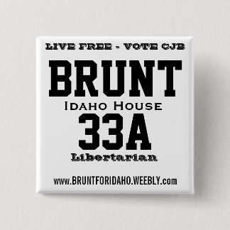 Bóton Quadrado 5.08cm CJB - Botão