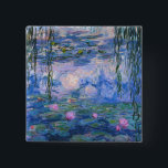 Bóton Quadrado 5.08cm Claude Monet - Lírios Água, 1916<br><div class="desc">Claude Monet - Lírios Água,  1916</div>
