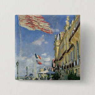 Bóton Quadrado 5.08cm Claude Monet   o DES Roches Noires do hotel