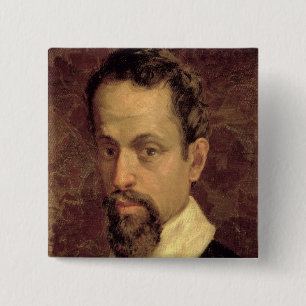 Bóton Quadrado 5.08cm Claudio Monteverdi