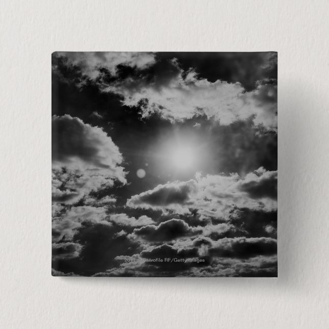 Bóton Quadrado 5.08cm Cloudscape (Frente)