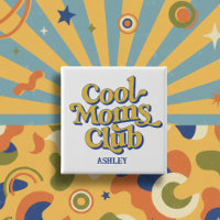 Clube de Mães Legais Citação de Mãe da Moda Azul A