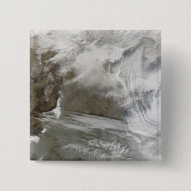 Bóton Quadrado 5.08cm Cobrir de neve circunda Bo Hai (Frente)