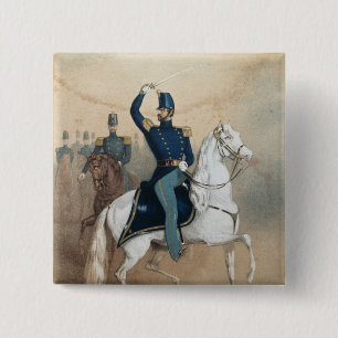 Bóton Quadrado 5.08cm Cobrir de uma folha da canção da música