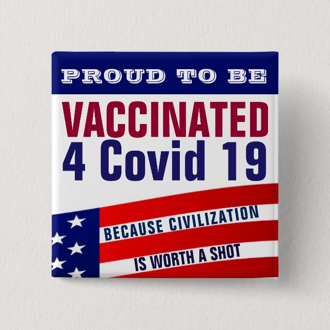 Bóton Quadrado 5.08cm Código 19 (Frente)