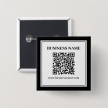 Código QR empresarial | Preto e Branco