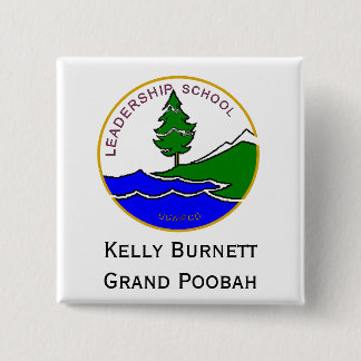 Bóton Quadrado 5.08cm col do logotipo do ls, Julie SpringerConveno… -