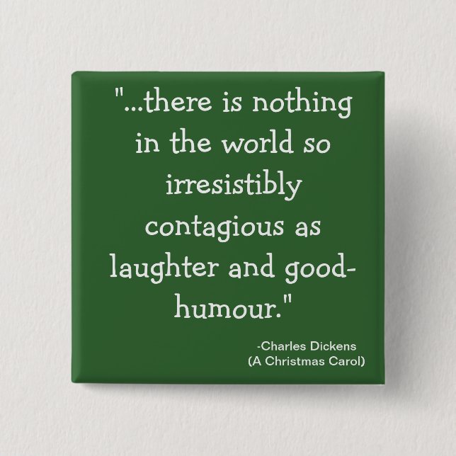 Bóton Quadrado 5.08cm coleção de Scrooge do riso- (Frente)