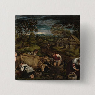Bóton Quadrado 5.08cm Colheita, 1576