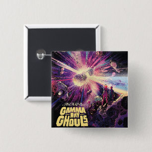 Bóton Quadrado 5.08cm Colisão Cósmica de Kilonova Ray Burst Pulsares Gam