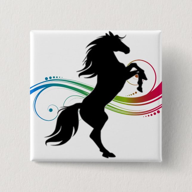 Bóton Quadrado 5.08cm Colorir (Frente)