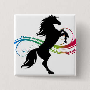 Bóton Quadrado 5.08cm Colorir