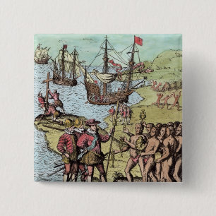 Bóton Quadrado 5.08cm Columbo em Hispaniola