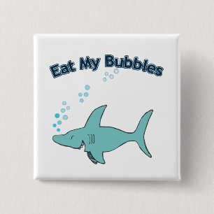 Bóton Quadrado 5.08cm Coma minhas bolhas