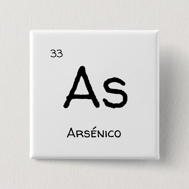 Bóton Quadrado 5.08cm Como Arsênio (Frente)