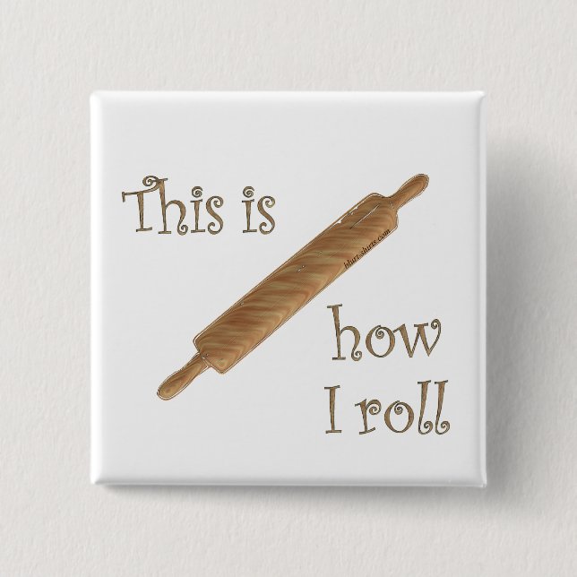 Bóton Quadrado 5.08cm Como eu faço (Frente)