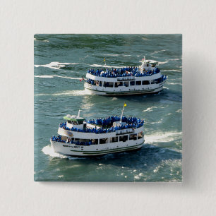 Bóton Quadrado 5.08cm Companhia do Barco Nervoso: Cataratas Niágara