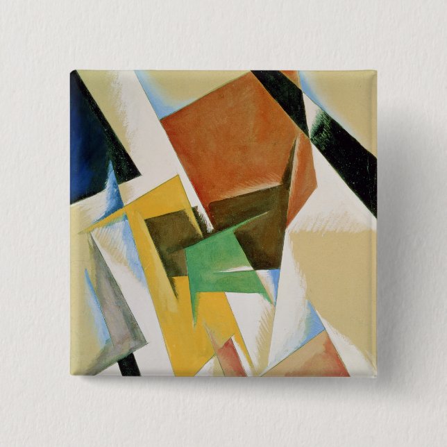 Bóton Quadrado 5.08cm Compostion, 1921 (Frente)