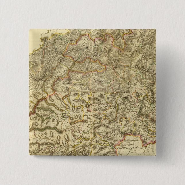 Bóton Quadrado 5.08cm Composto Aberdeen, Banff (Frente)