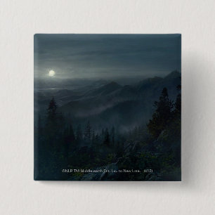 Bóton Quadrado 5.08cm Conceito de arte