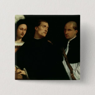 Bóton Quadrado 5.08cm Concerto interrompido, c.1512