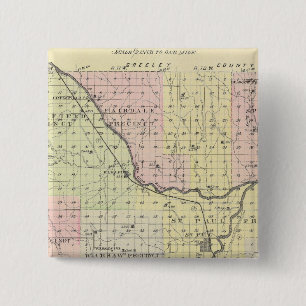 Bóton Quadrado 5.08cm Condado de Howard