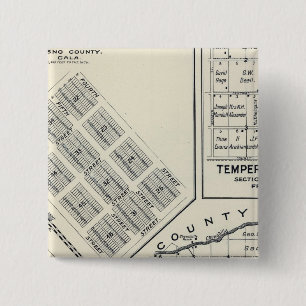 Bóton Quadrado 5.08cm Condado de Madera, Califórnia 3