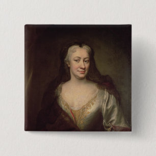 Bóton Quadrado 5.08cm Condessa Fuchs, educadora de Maria Theresa