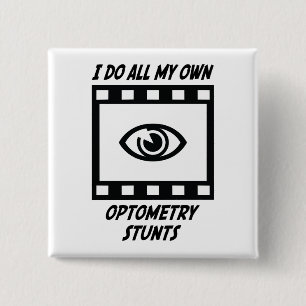 Bóton Quadrado 5.08cm Conluios da optometria