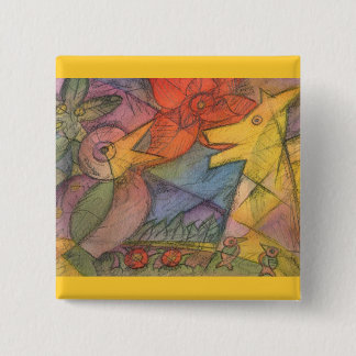Bóton Quadrado 5.08cm Conversa da fábula