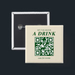 Bóton Quadrado 5.08cm Coquetel Tradicional para Solteirão Comprar Bebida<br><div class="desc">A suíte "Old Fashioned Bachelor Party" é uma coleção ousada e atemporal, projetada para um fim de semana de estilo clássico e diversão inesquecível. Centrada em uma rica paleta de cores inspirada no vintage e apresentando uma impressionante aquarela de um coquetel antigo, esta coleção captura o espírito de celebração refinada....</div>