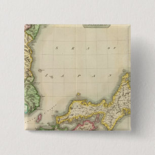 Bóton Quadrado 5.08cm Corea, Japão