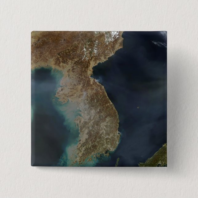 Bóton Quadrado 5.08cm Coreia (Frente)