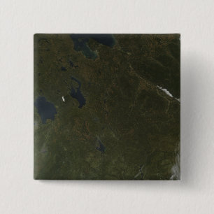 Bóton Quadrado 5.08cm Cores da queda em Rússia do noroeste