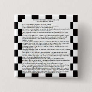 Bóton Quadrado 5.08cm Corrida Presidencial 2016