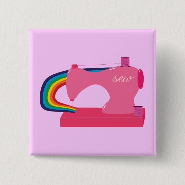 Bóton Quadrado 5.08cm Cotovelos (Frente)