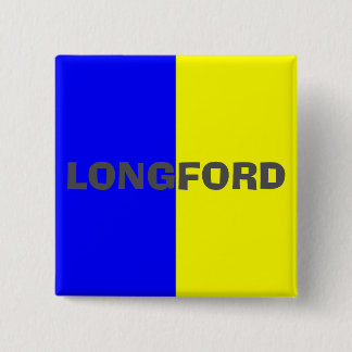Bóton Quadrado 5.08cm County Longford Flag Crachá