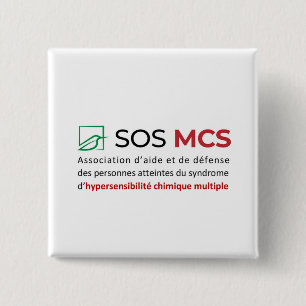 Bóton Quadrado 5.08cm Crachá