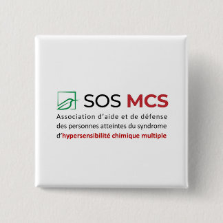 Bóton Quadrado 5.08cm Crachá